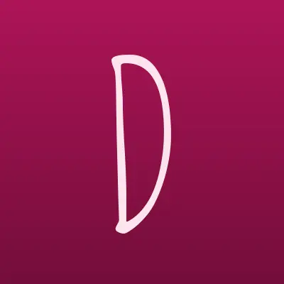 Delicat, сеть магазинов цветов, лого-визитка